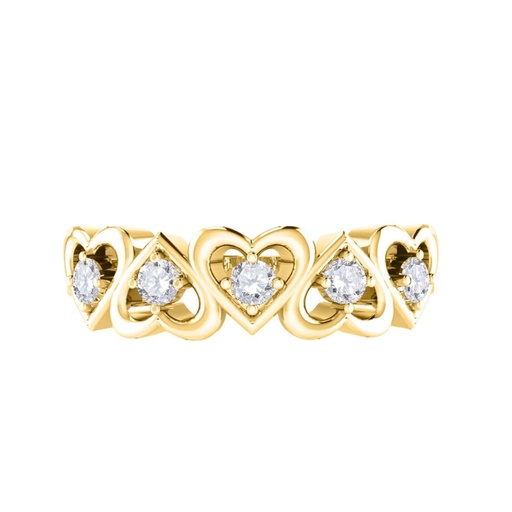  Rings for Women Heart Shape Diamond Ring Prong-