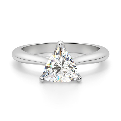  Trillion Cut Diamond Solitaire Ring Gift For Women