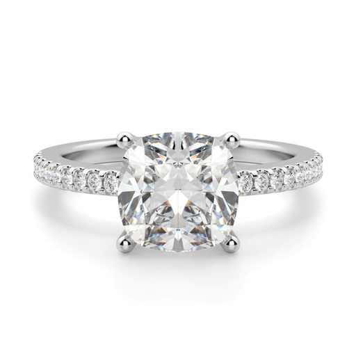 Cushion Cut Diamond Engagement Ring For Women