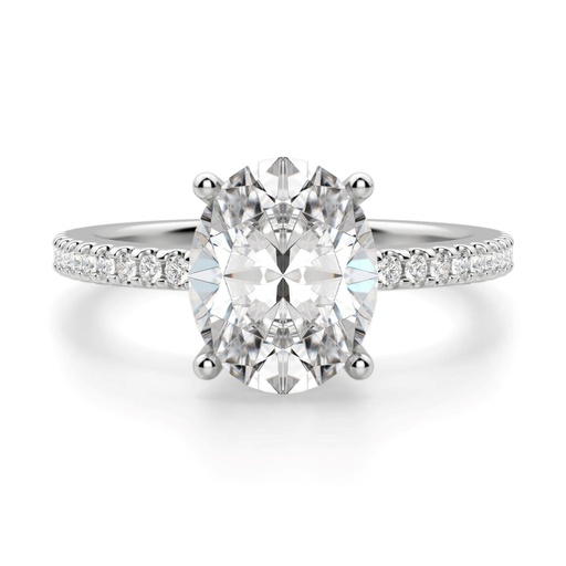 Oval Cut Diamond Engagement Ring For Women