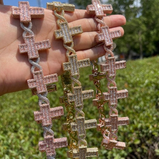  Infinity Linked Iced Out  Hip Hop Luxury Necklace