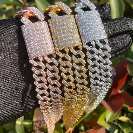 Round Cut Diamond Customized Hip Hop Necklace for Him