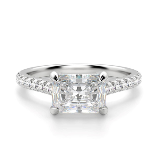 Radiant Cut Diamond Engagement Ring For Women