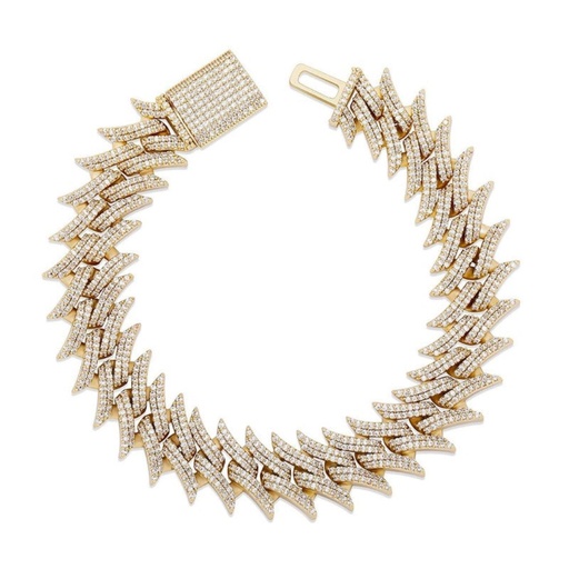 Moissanite Diamond Iced Out Hip Hop Bracelet