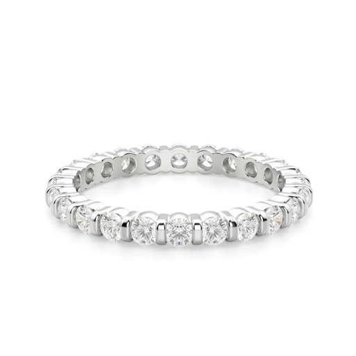 Round Cut Diamond Eternity Band For Women