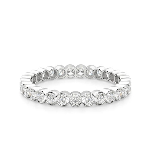 Round Cut Diamond Eternity Wedding Band For Women