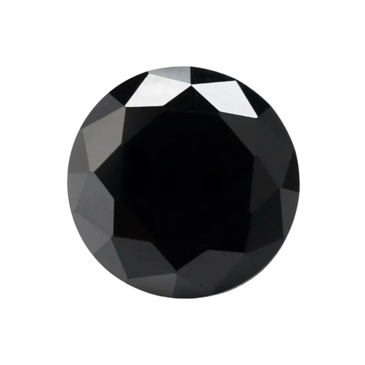[MORDBLK110.5] Loose Moissanite Black Clean Round Cut 10.50 MM