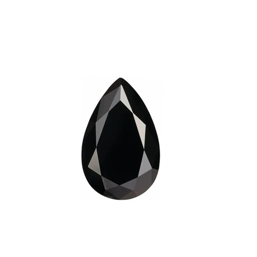 Loose Moissanite Black Clean Pear Cut 13.00 x 9.00 MM