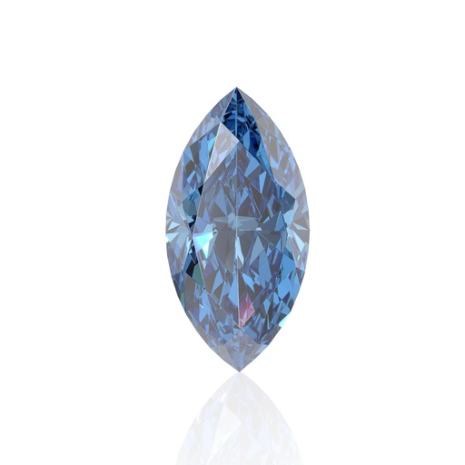 Loose Moissanite Royal Vivid Blue Clean Marquise Cut 18.00 x 9.00 MM