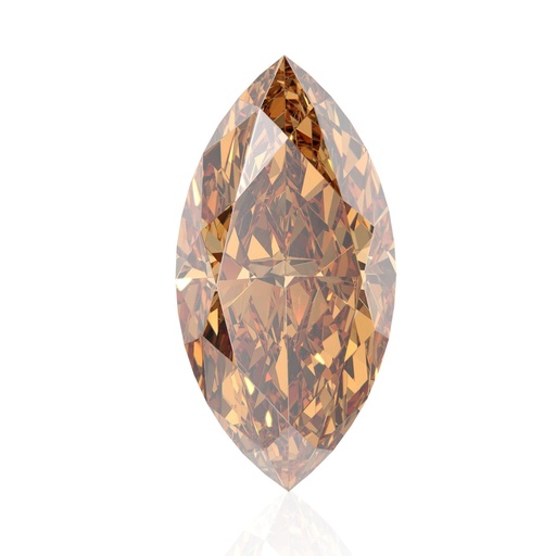 Loose Moissanite Champagne Vivid Brown Clean Marquise Cut 7.00 x 3.50 MM