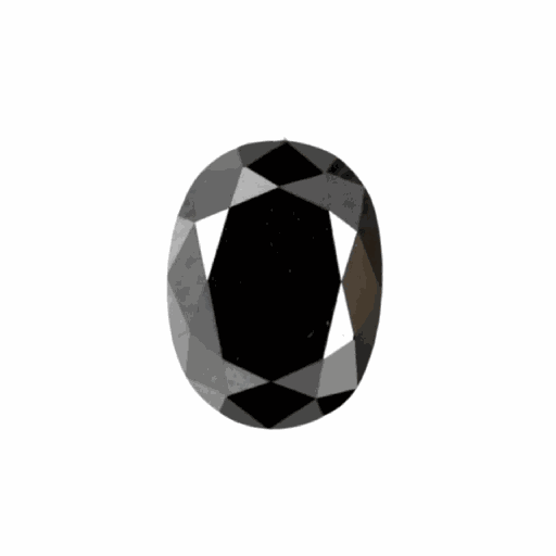 Loose Moissanite Black Clean Oval Cut 20.00 x 15.00 MM