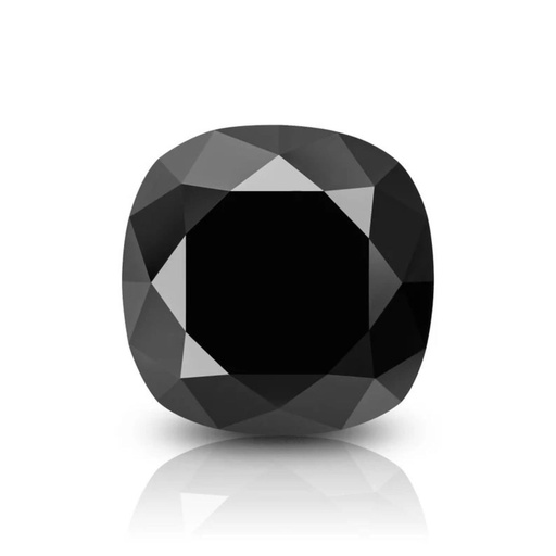 Loose Moissanite Black Clean Cushion Cut 14.00 MM