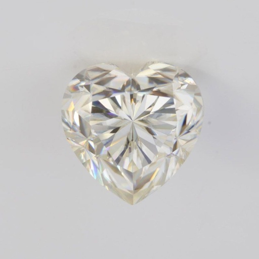 Loose Moissanite Off White Clean Heart Cut 15.00 MM