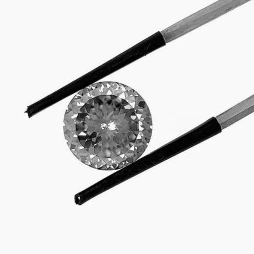 Loose Moissanite Grey Clean Portuguese Cut 13.00 MM