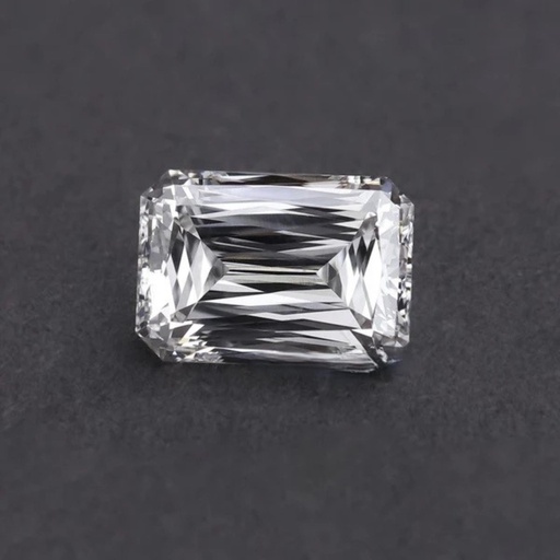 Loose Moissanite White Clean Criss Cut Emerald 13.00 x 11.00 MM