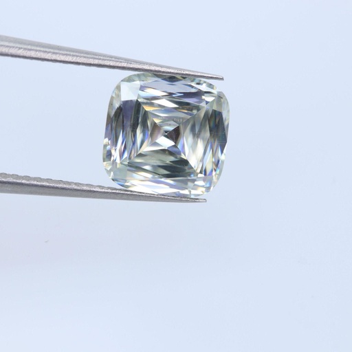 Loose Moissanite White Clean Criss Cut Cushion 7.00 MM