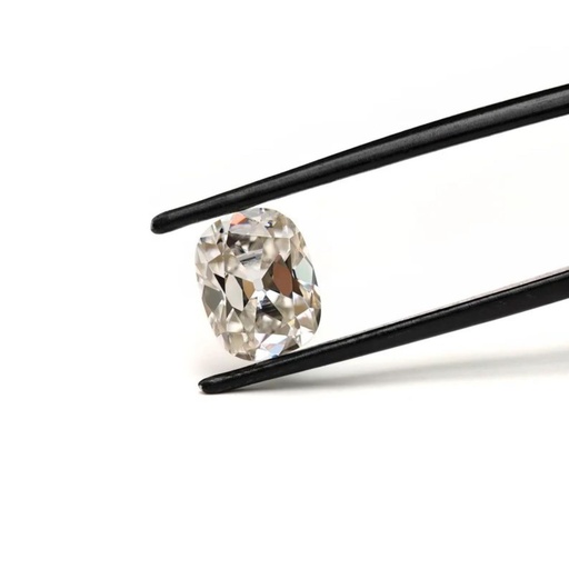 Loose Moissanite Off White Clean Old Mine Elongated Cut 10.00 x 8.00 MM