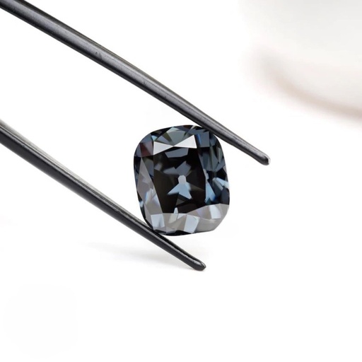Loose Moissanite Grey Clean Old Mine Elongated Cut 9.00 x 7.00 MM