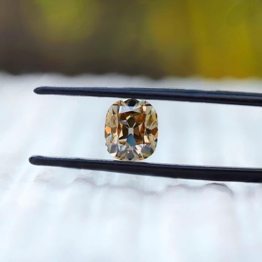 Loose Moissanite Champagne Vivid Brown Clean Old Mine Elongated Cut 10.00 x 8.00 MM