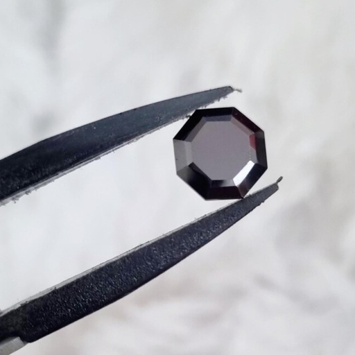 Loose Moissanite Black Clean Octagon Cut 9.00 MM