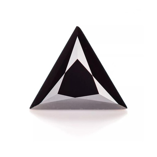 Loose Moissanite Black Clean Triangle Cut 9.00 MM