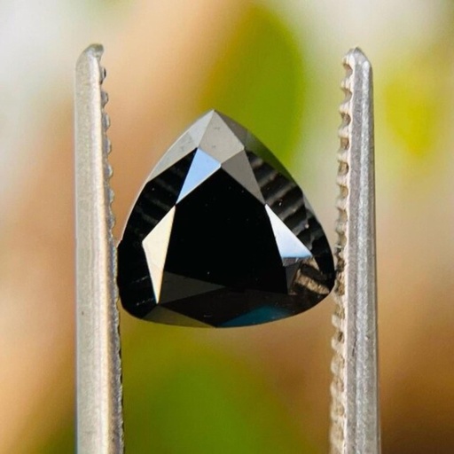 Loose Moissanite Black Clean Trillion Cut 7.50 MM
