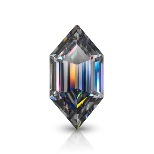 Loose Moissanite Grey Clean Dutch Marquise Cut 19.00 x 9.50 MM