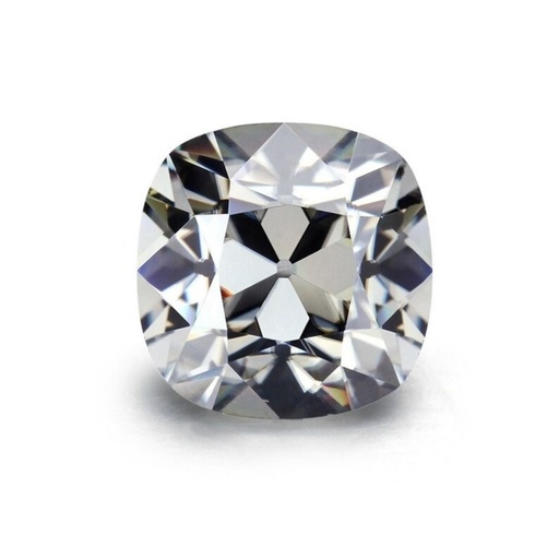 Loose Moissanite Grey Clean Old Mine Cut 12.00 MM