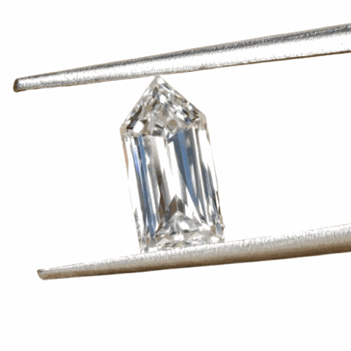 Loose Moissanite White Clean Bullet Cut 9.00 x 4.50 MM