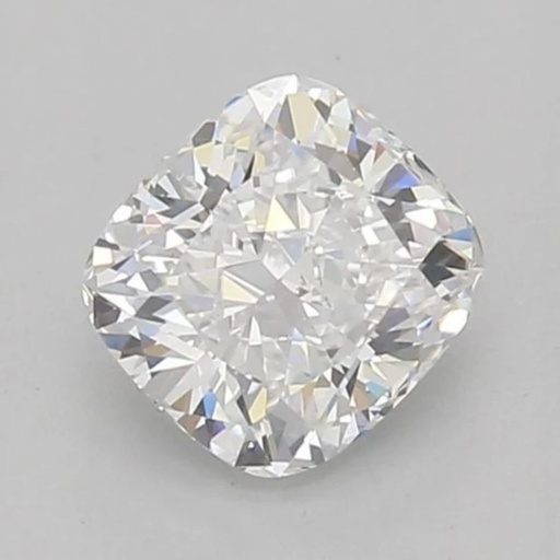 Loose Moissanite  Salt & Pepper White Clean Cushion Cut 5.00 MM