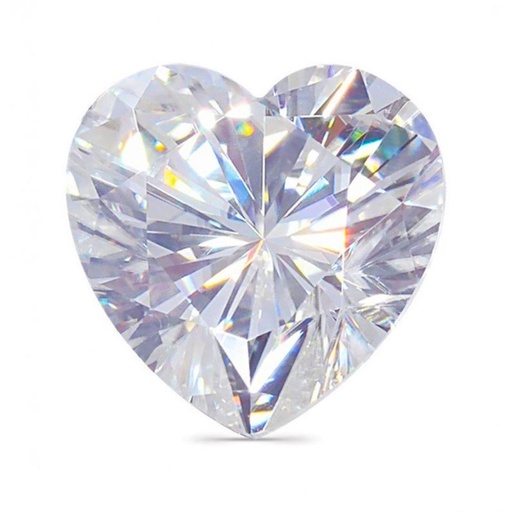 [MOHEWH1_3] Loose Moissanite White Clean Heart Cut 3.00 MM