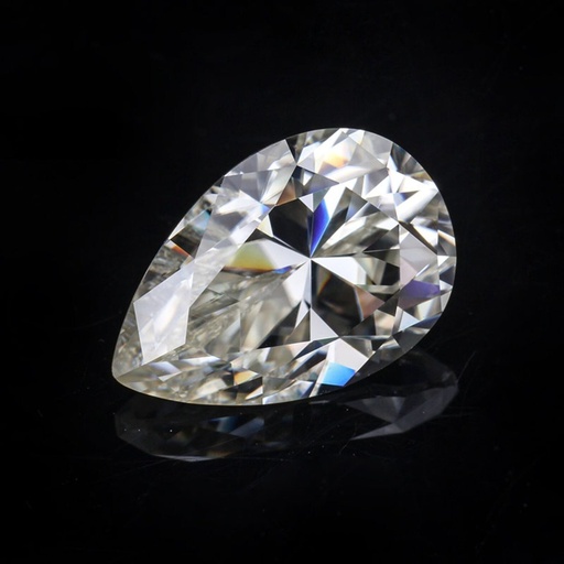 [MOPEWH1_8x6] Loose Moissanite White Clean Pear Cut 8.00 MM X 6.00 MM