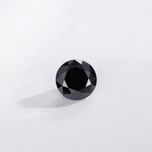 Loose Moissanite Black Clean Round Cut 3.00 MM 