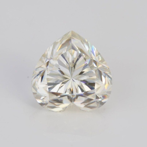Loose Moissanite Off White Clean Heart Cut 12.50 MM