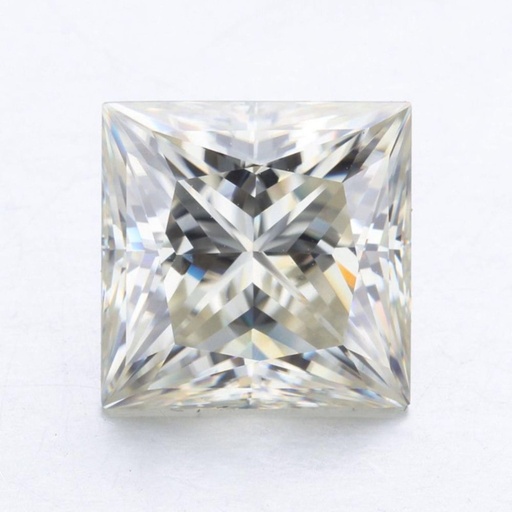 Loose Moissanite Off White Clean Princess Cut 9.00 MM