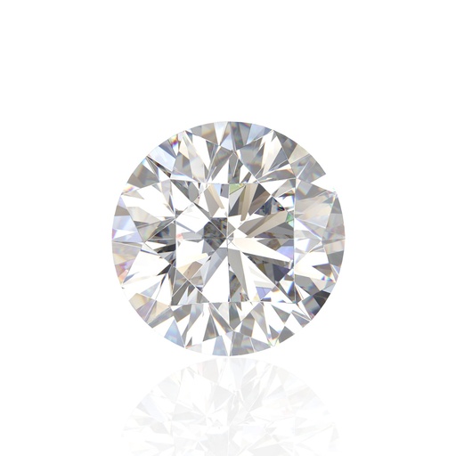 Loose Moissanite Off White Clean Round Cut 6.00 MM